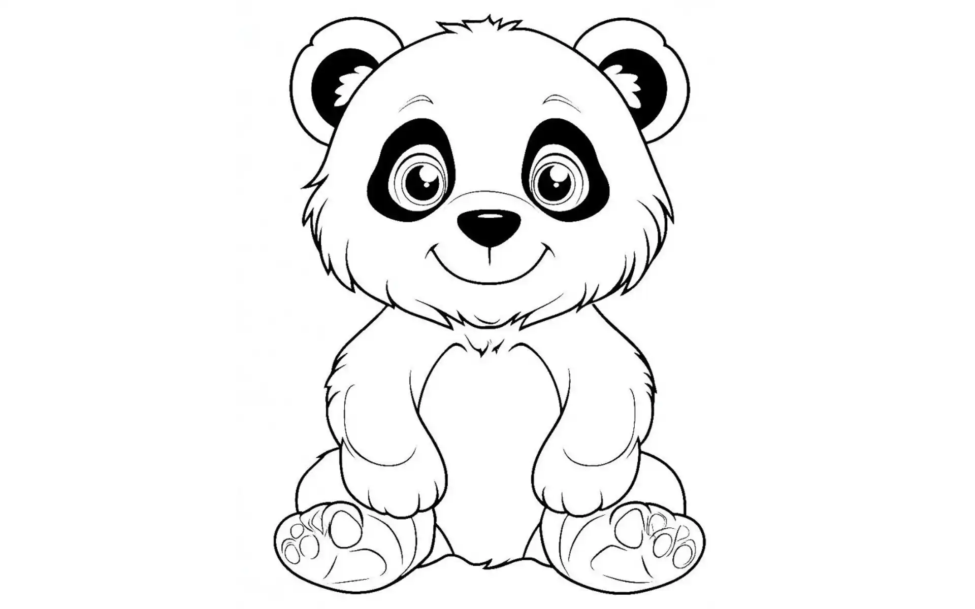 Panda para Colorir