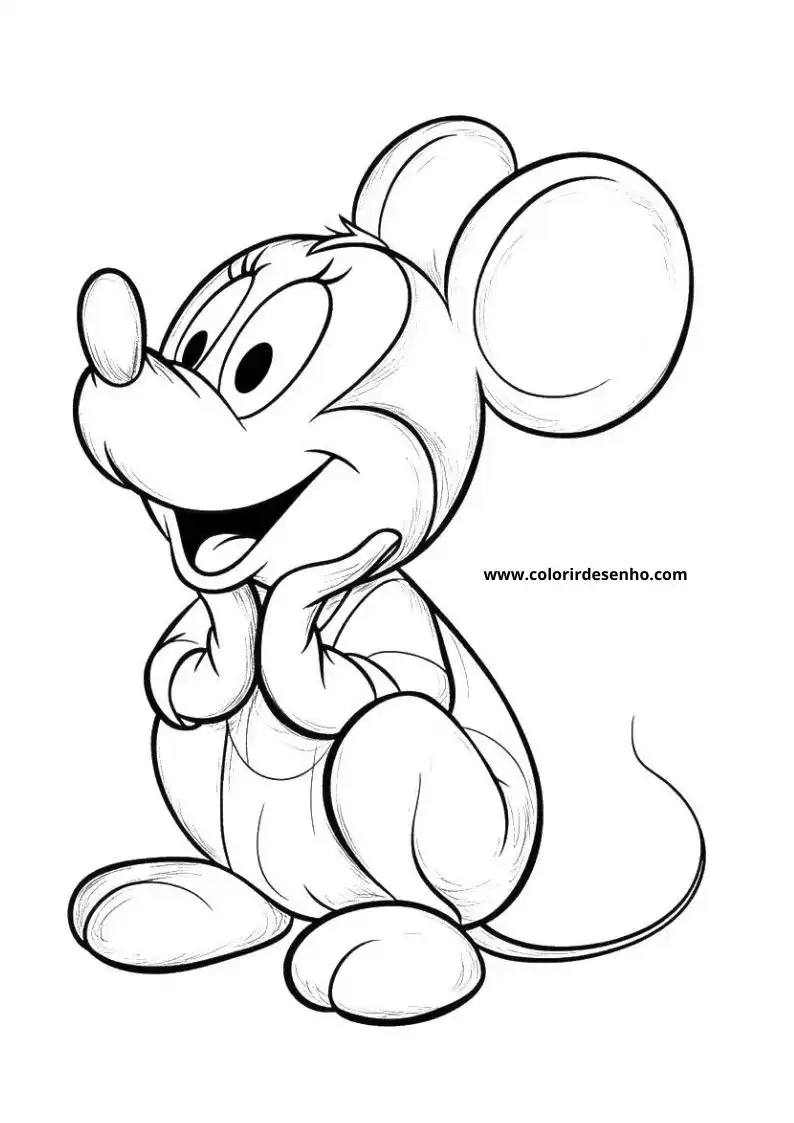 Rato para Colorir 32