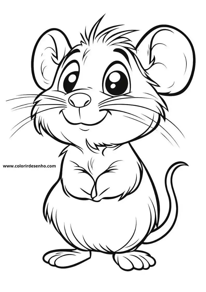 Rato para Colorir 37