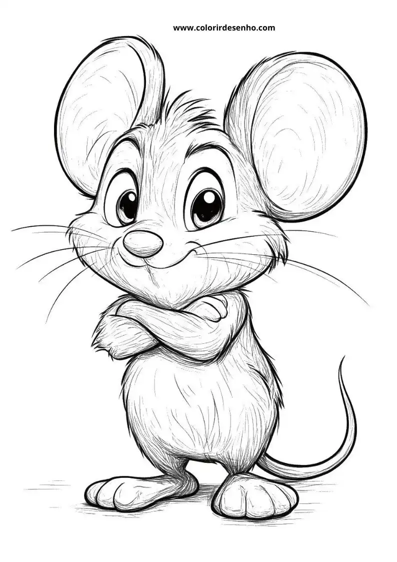 Rato para Colorir 61