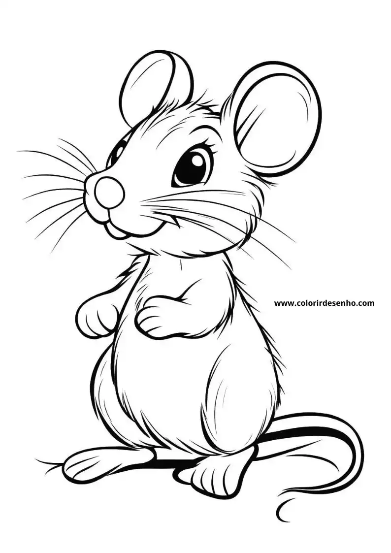 Rato para Colorir 71