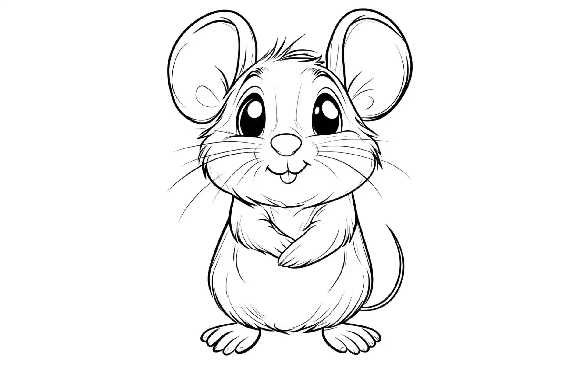 Rato para Colorir