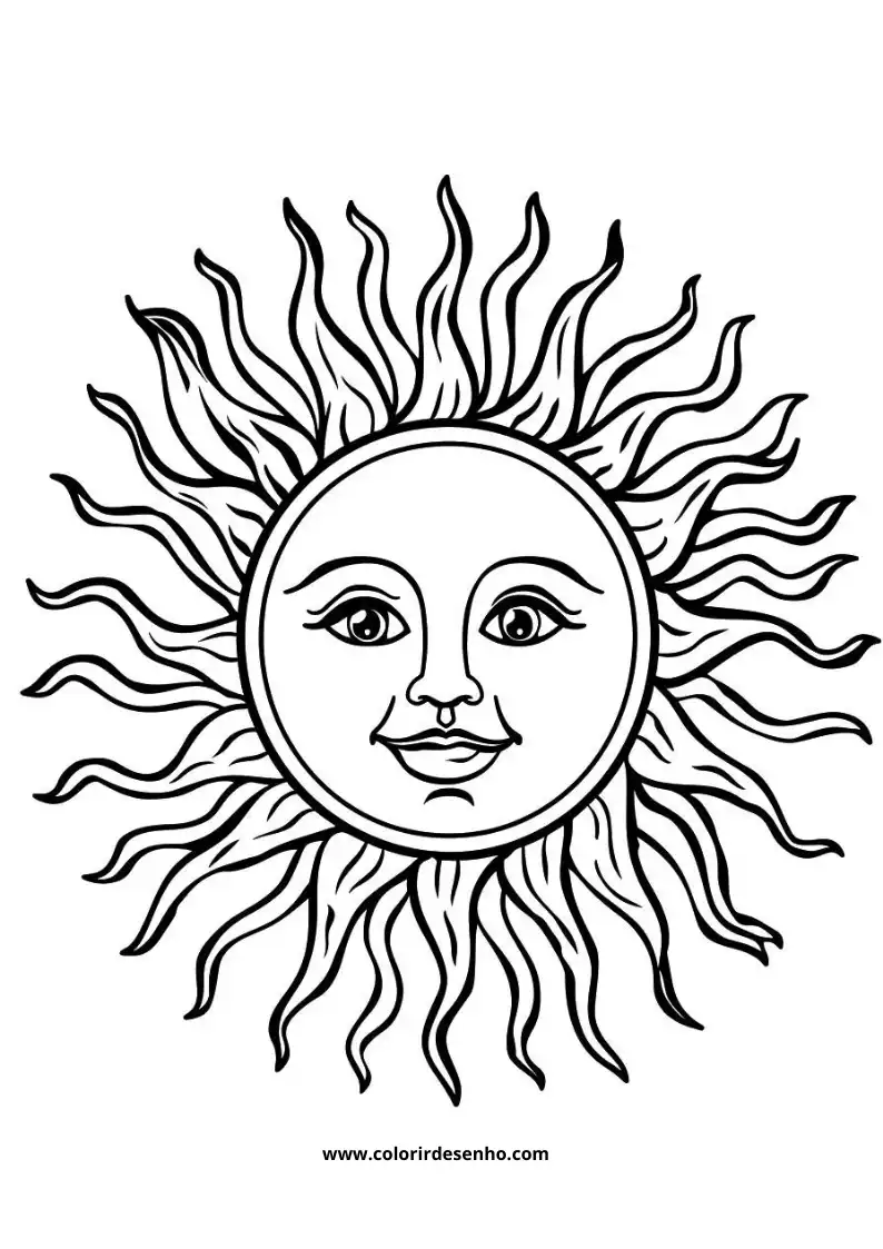 Sol para Imprimir 55