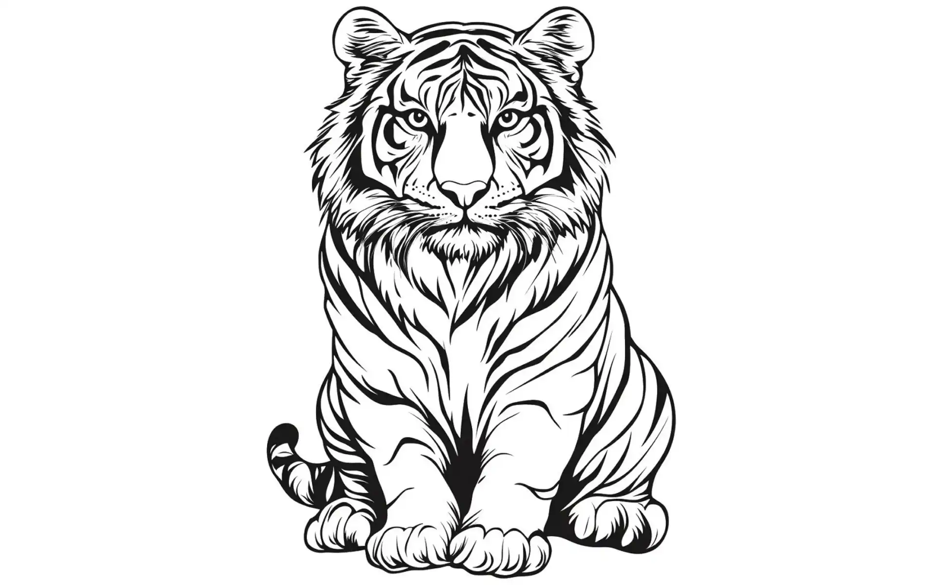 Tigre para Colorir