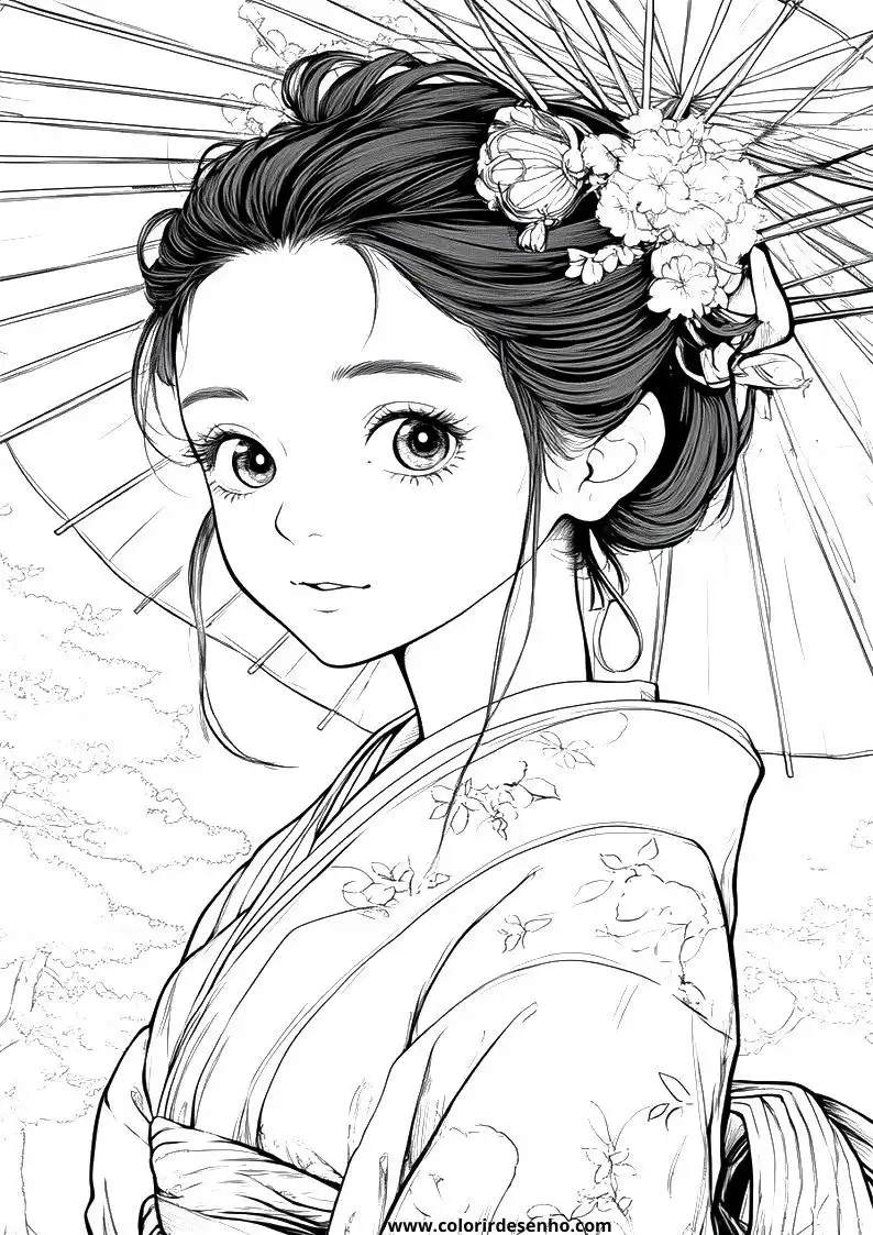 Anime Coloring Pages 51