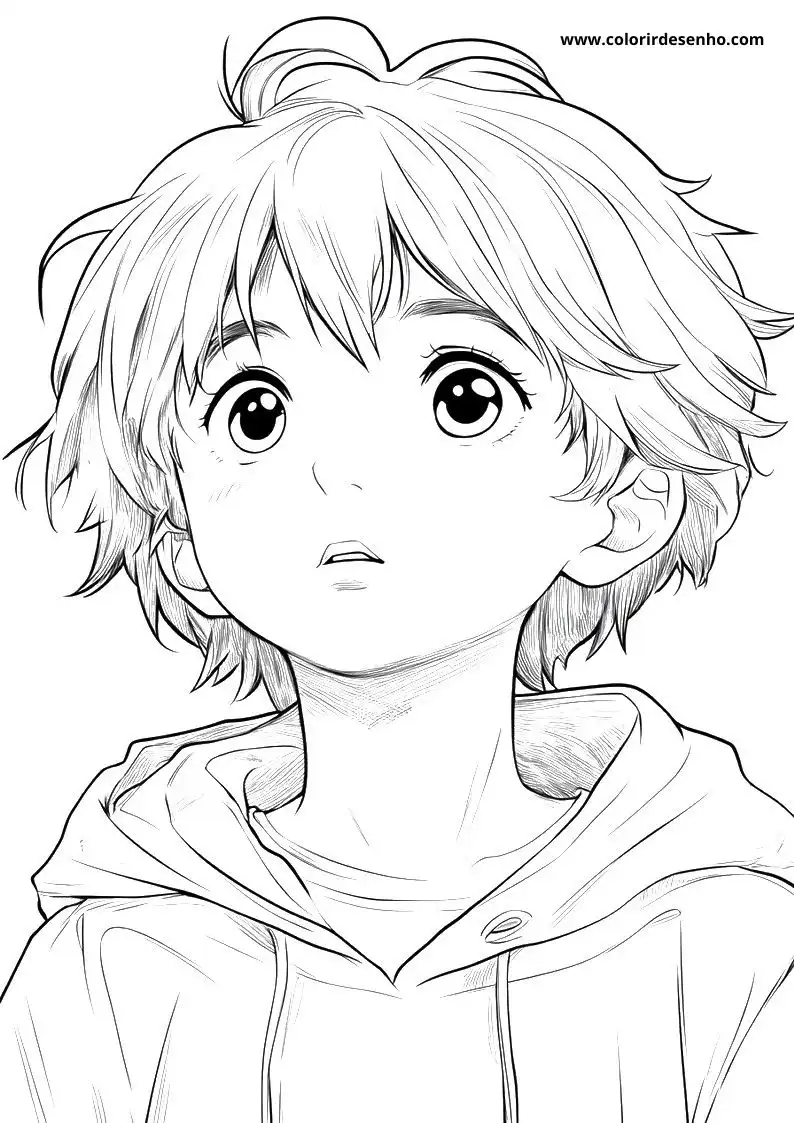 Printable Anime Coloring Pages 167