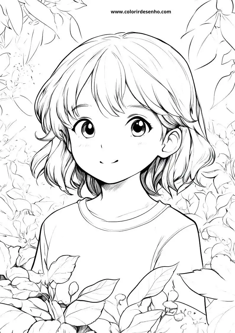 Printable Anime Coloring Pages 172