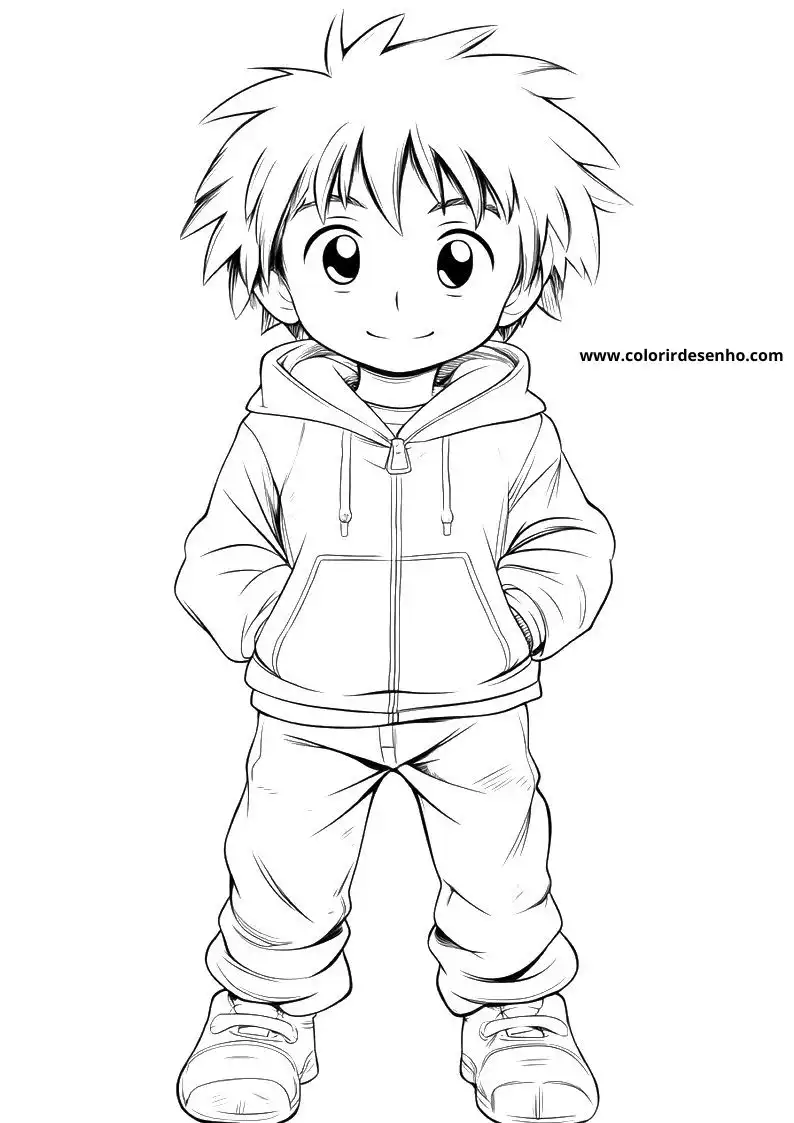 Printable Anime Coloring Pages 179