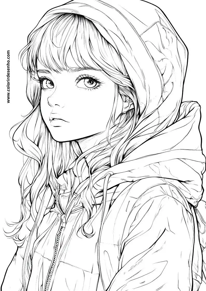 Printable Anime Coloring Pages 191