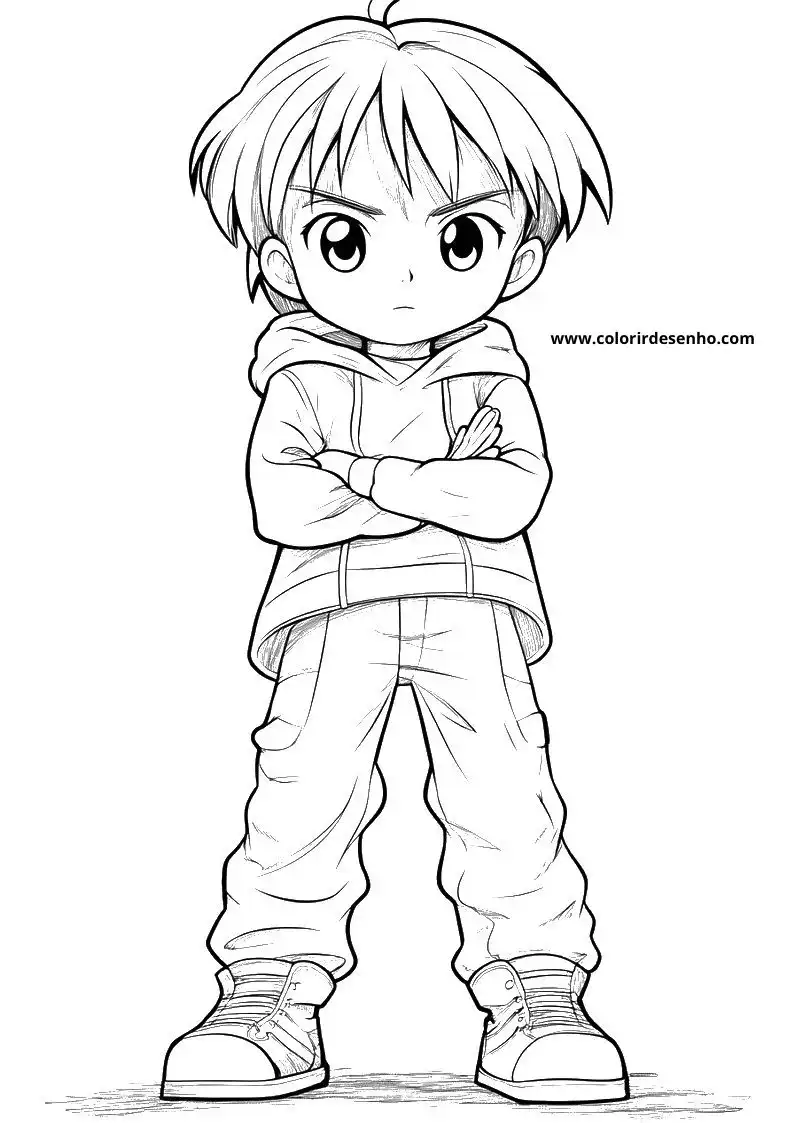 Printable Anime Coloring Pages 197