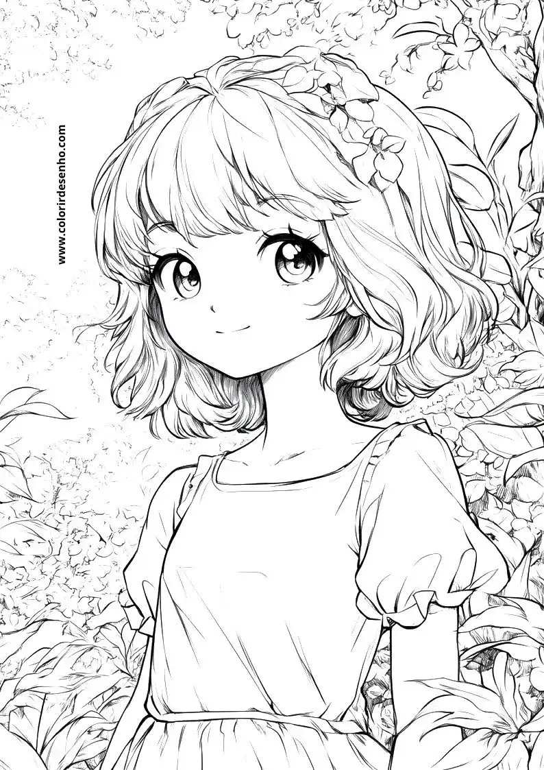 Printable Anime Coloring Pages 200