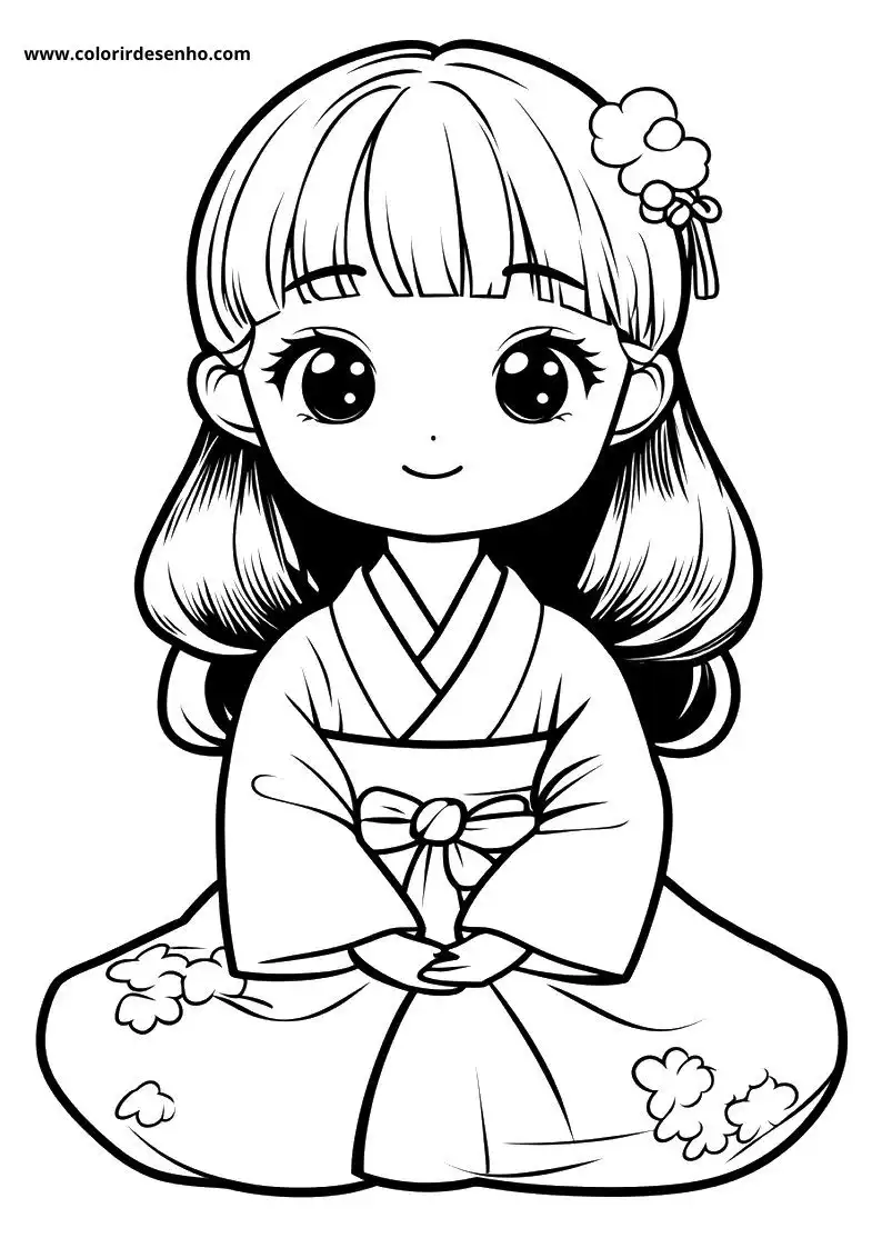 Printable Anime Coloring Pages 214