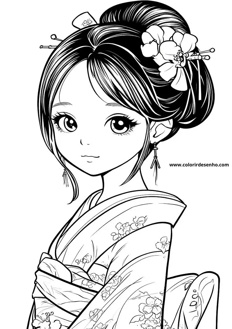 Printable Anime Coloring Pages 219