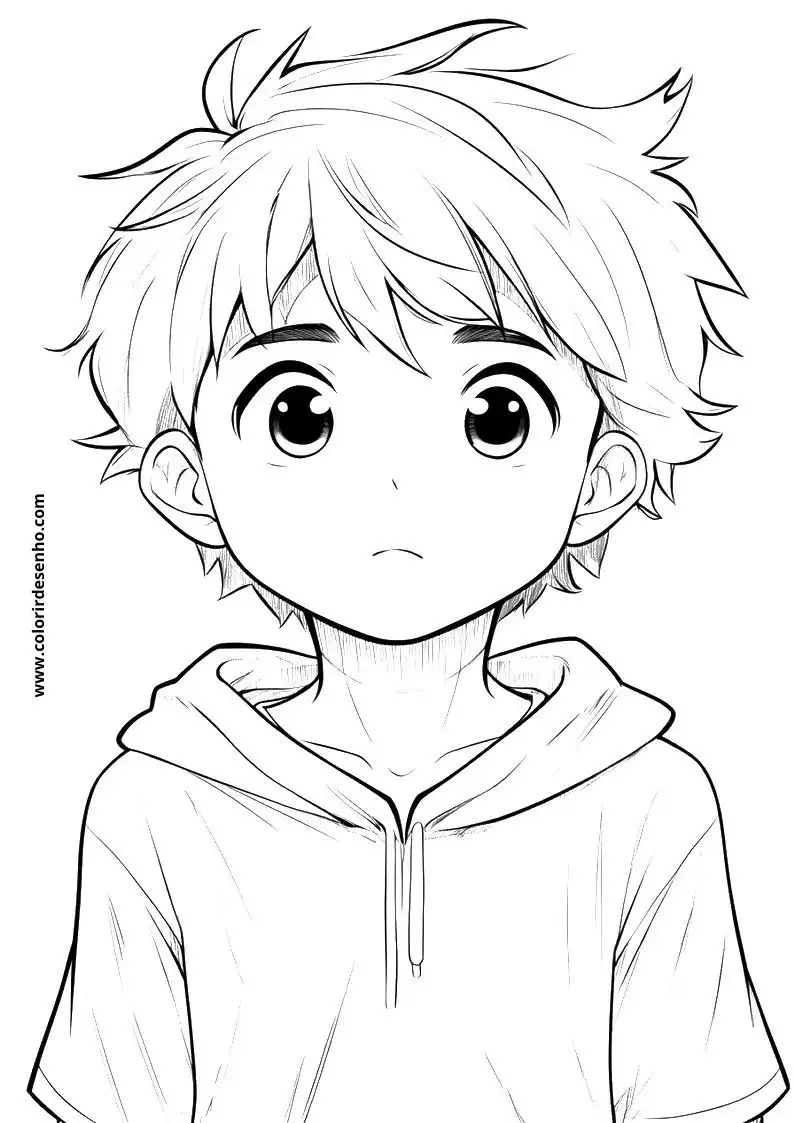 Printable Anime Coloring Pages 229