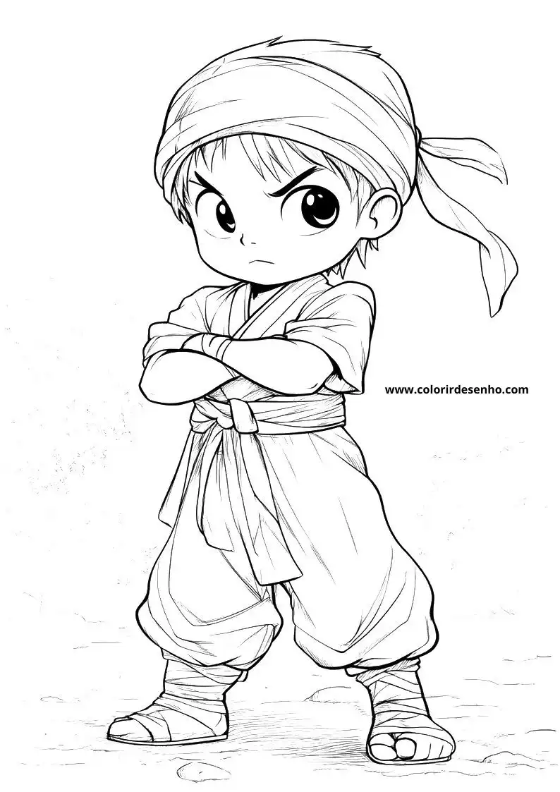 Printable Anime Coloring Pages 230