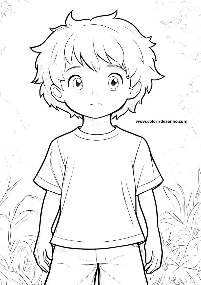 Anime Coloring Sheets 108