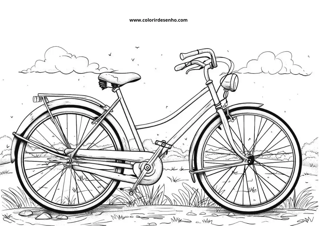 Bicycle Coloring Pages 10