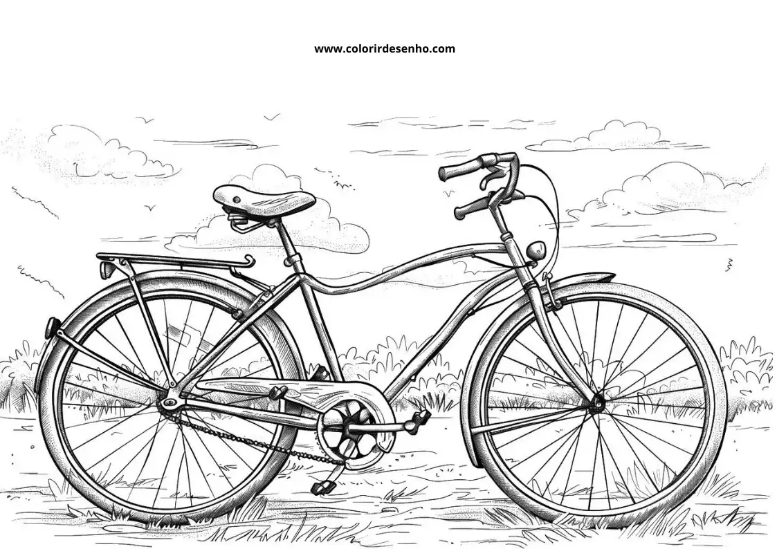 Bicycle Coloring Pages 11