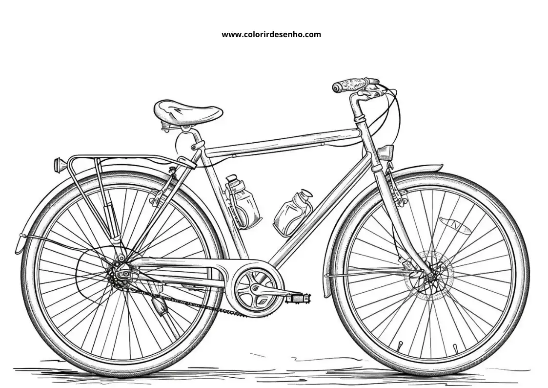 Bicycle Coloring Pages 13