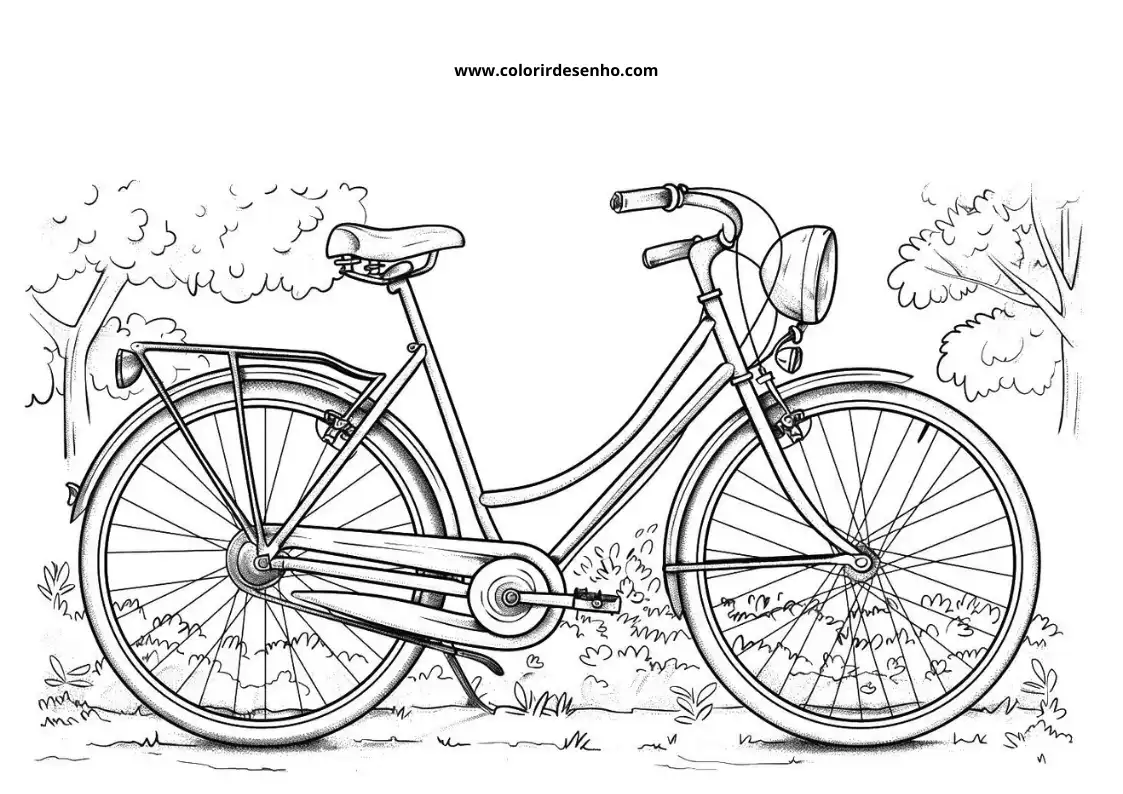 Bicycle Coloring Pages 14