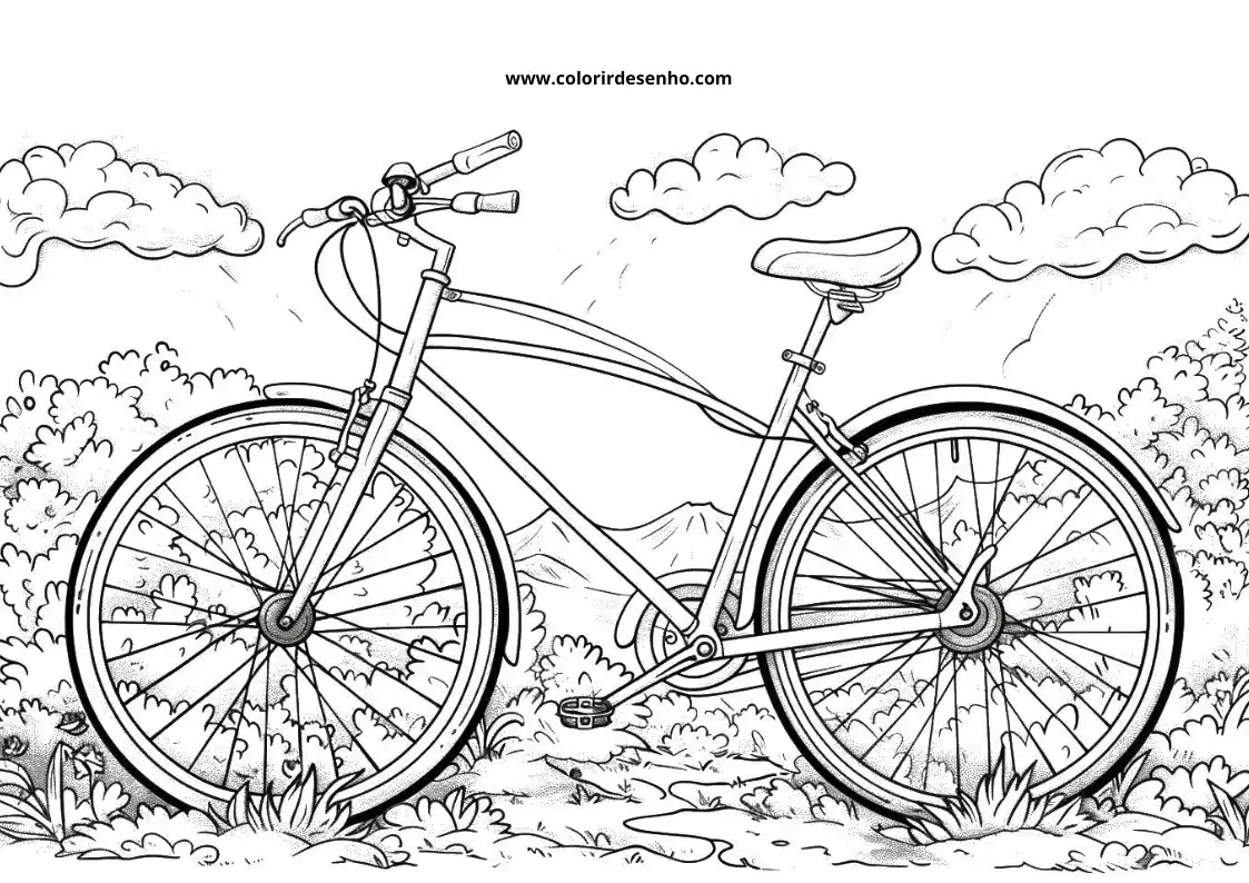 Bicycle Coloring Pages 15