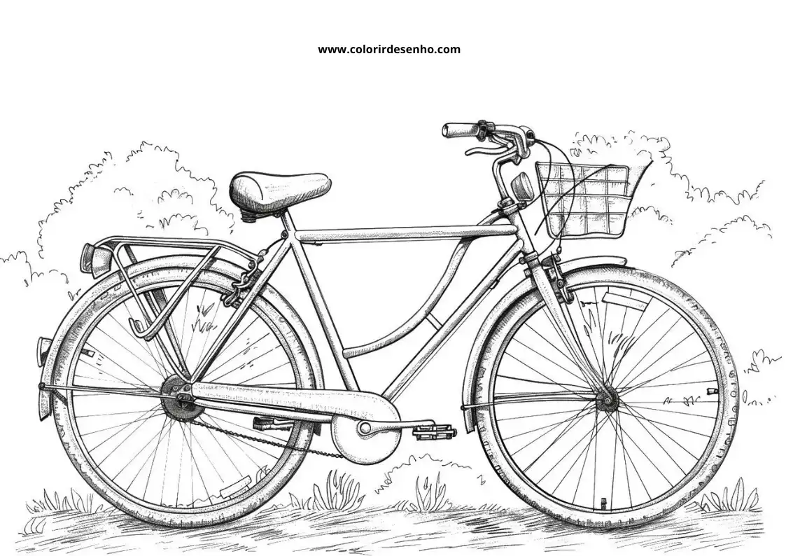 Bicycle Coloring Pages 16