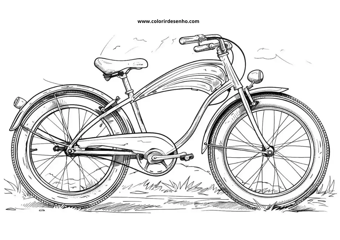 Bicycle Coloring Pages 18