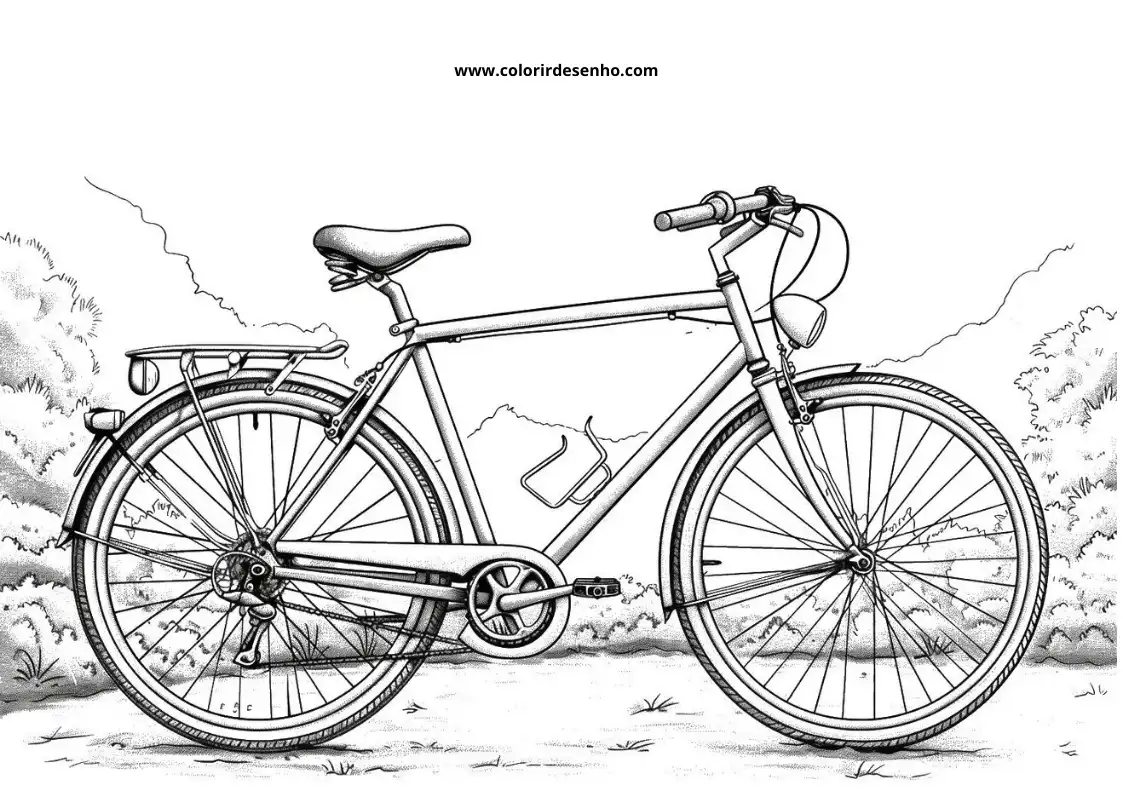 Bicycle Coloring Pages 19