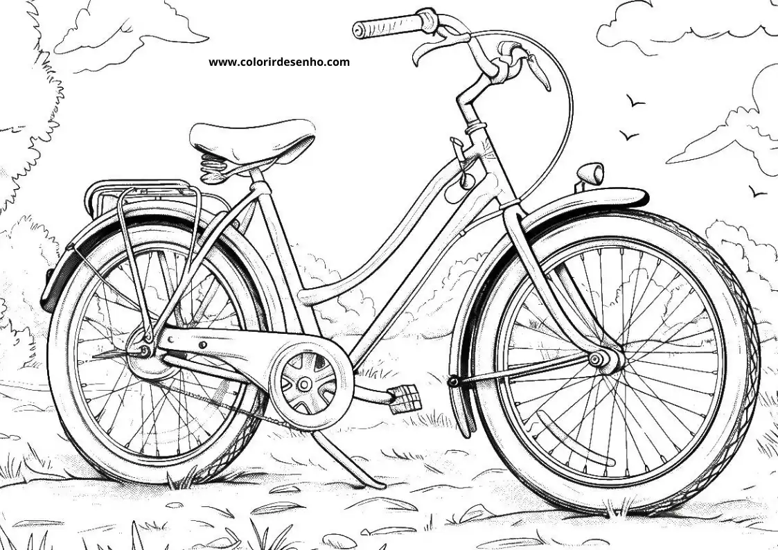 Bicycle Coloring Pages 20