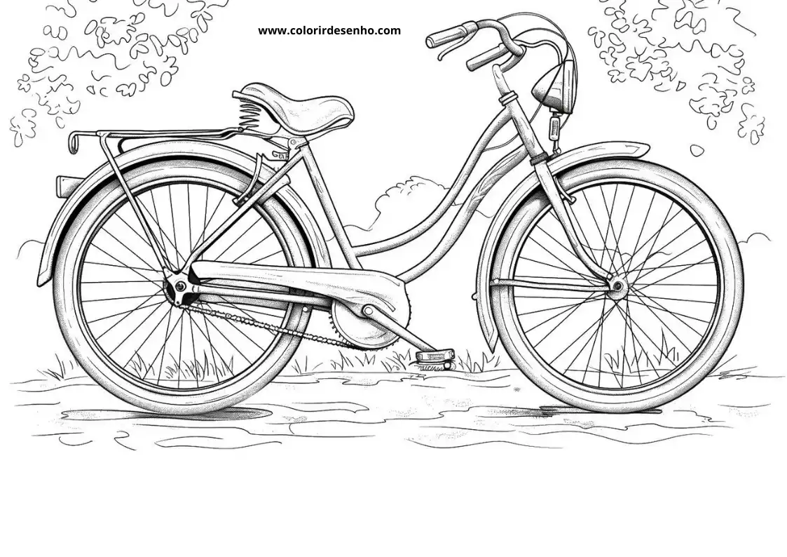 Bicycle Coloring Pages 21