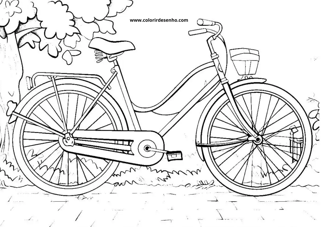 Bicycle Coloring Pages 22