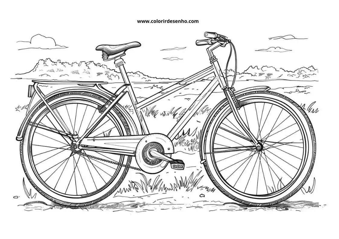 Bicycle Coloring Pages 23