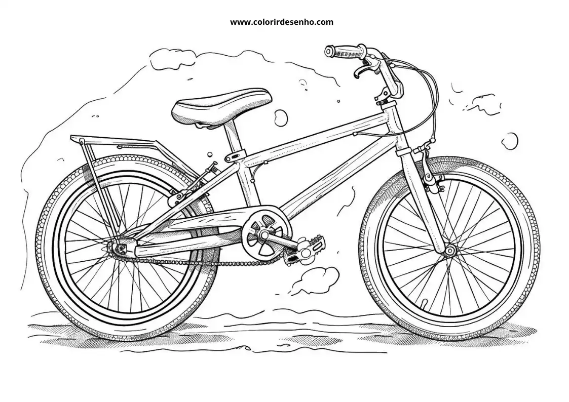 Bicycle Coloring Pages 24