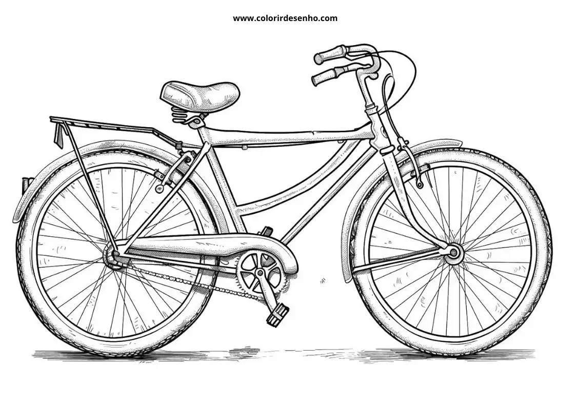 Bicycle Coloring Pages 25