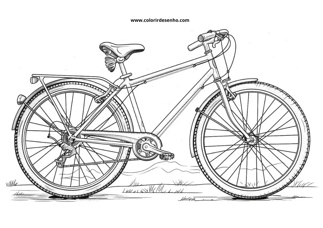 Bicycle Coloring Pages 26