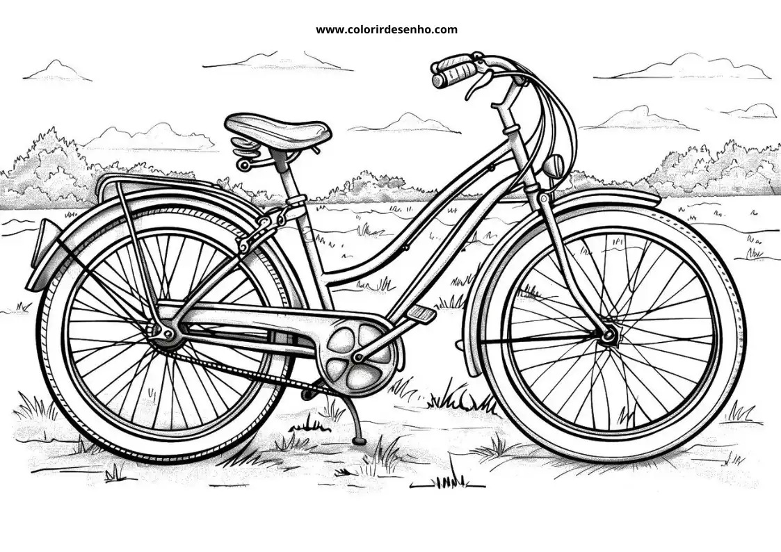 Bicycle Coloring Pages 27