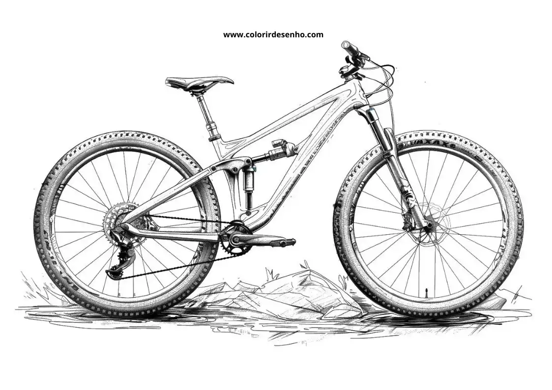 Bicycle Coloring Pages 3