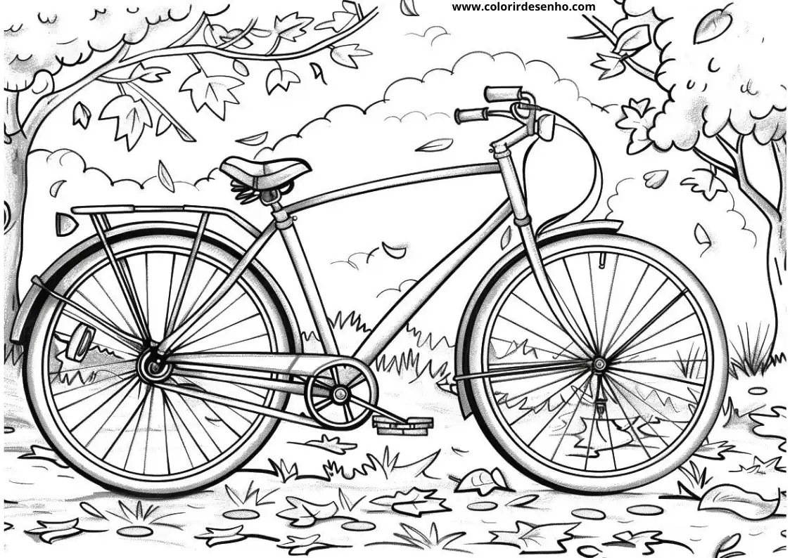 Bicycle Coloring Pages 32