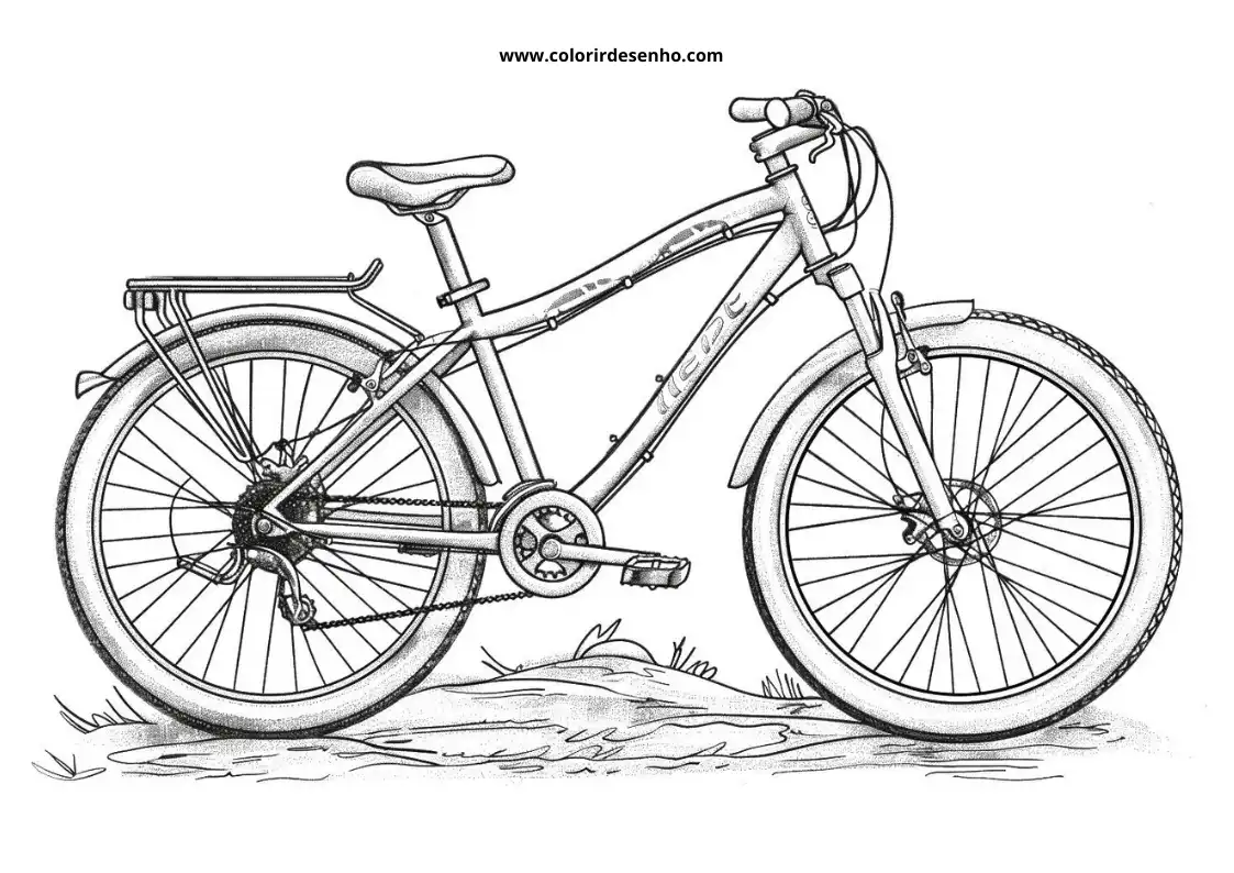 Bicycle Coloring Pages 5