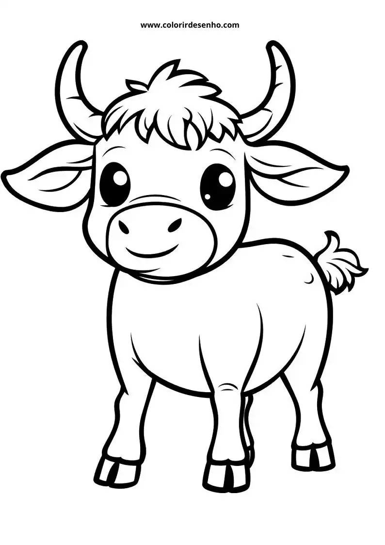 Bull Coloring Pages 10