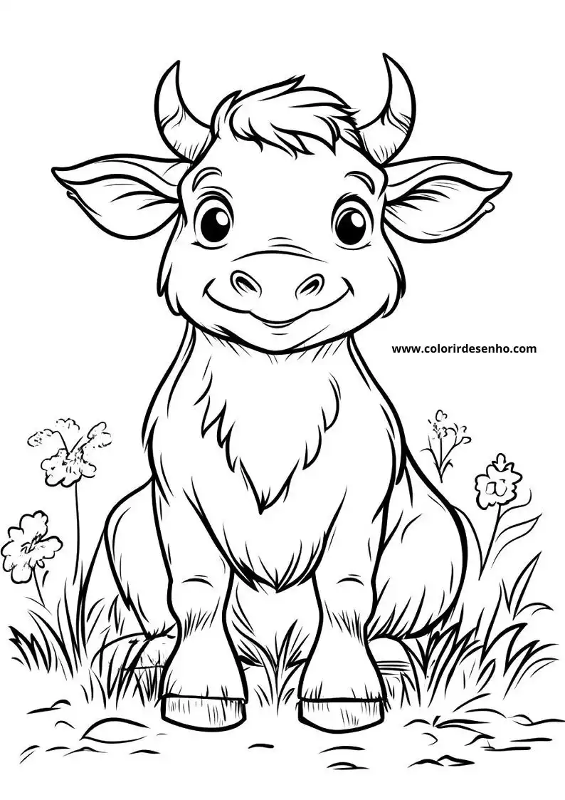 Bull Coloring Pages 20