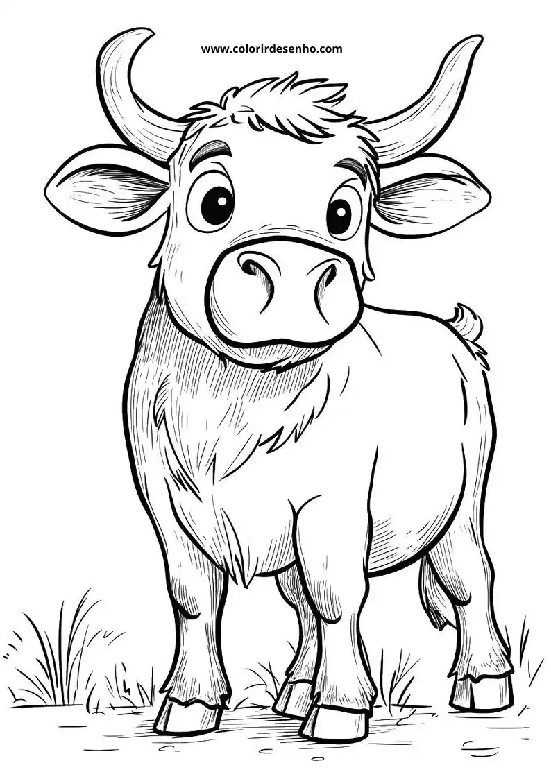 Bull Coloring Pages 21