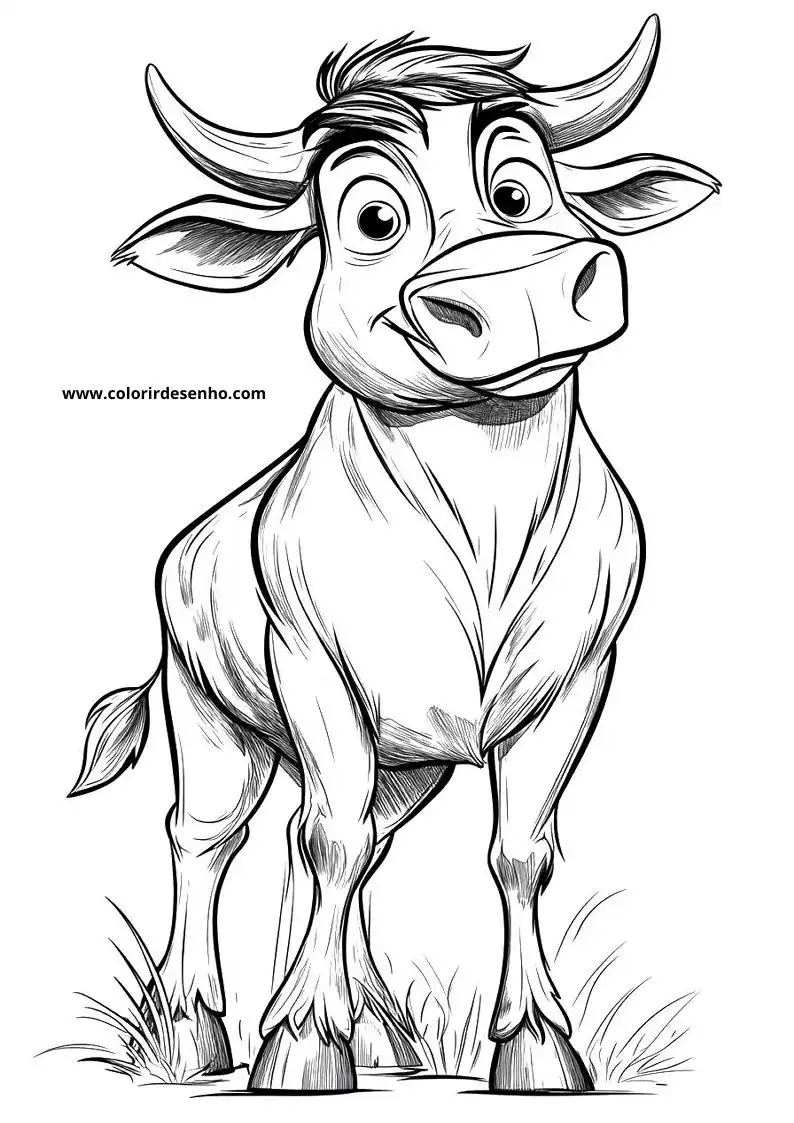 Bull Coloring Pages 25