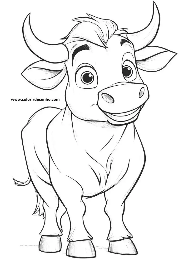 Bull Coloring Pages 26