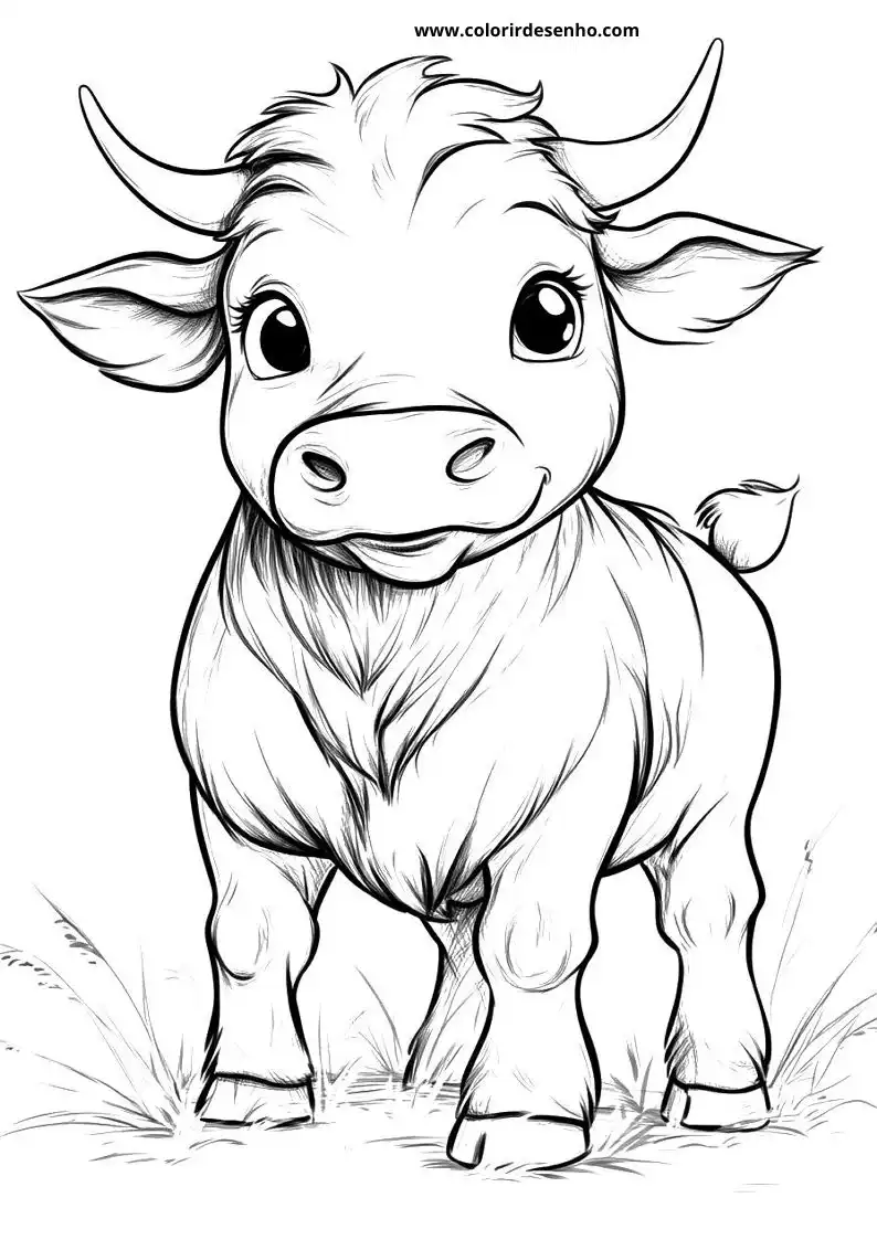 Bull Coloring Pages 33