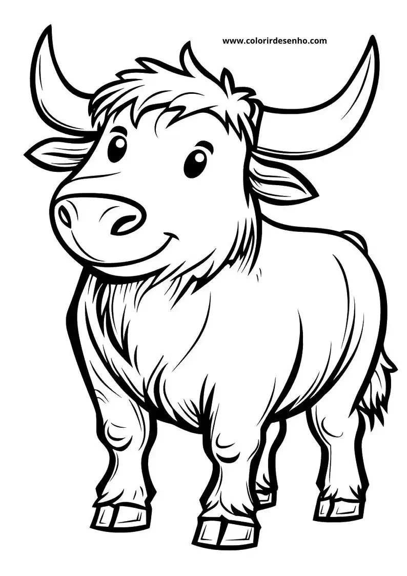 Bull Coloring Pages 35