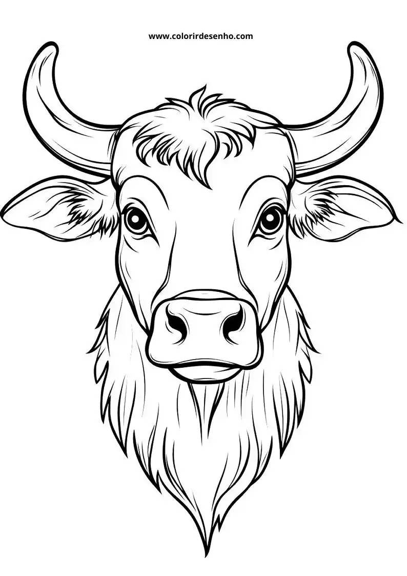 Bull Coloring Pages 36