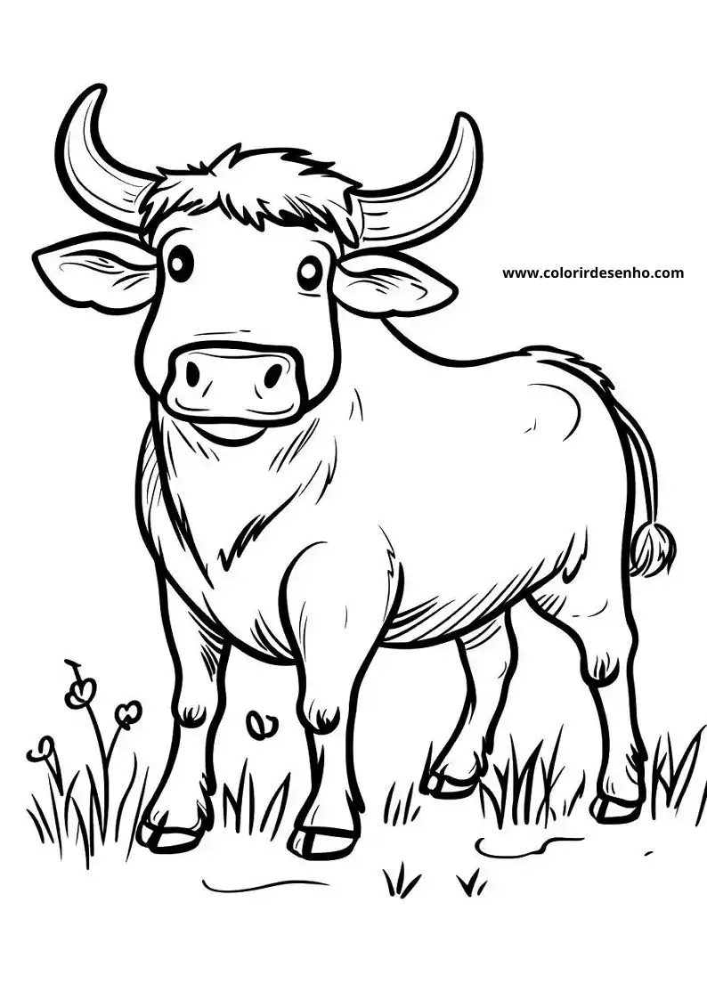 Bull Coloring Pages 40