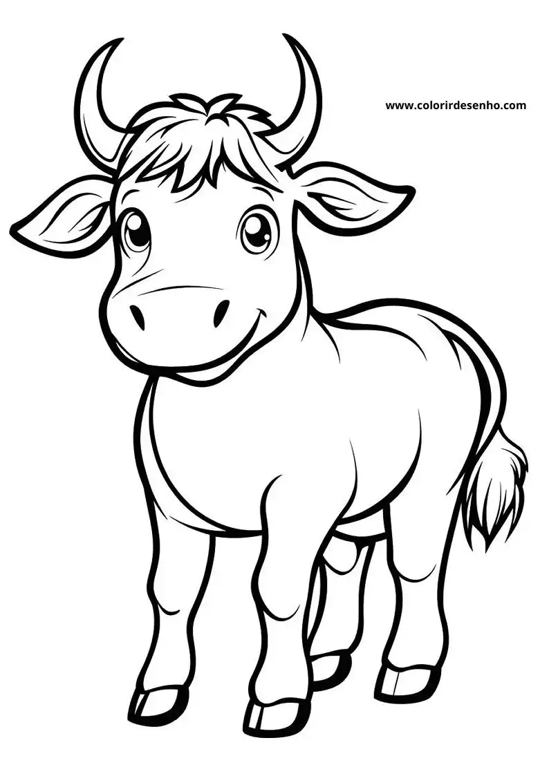 Bull Coloring Pages 62