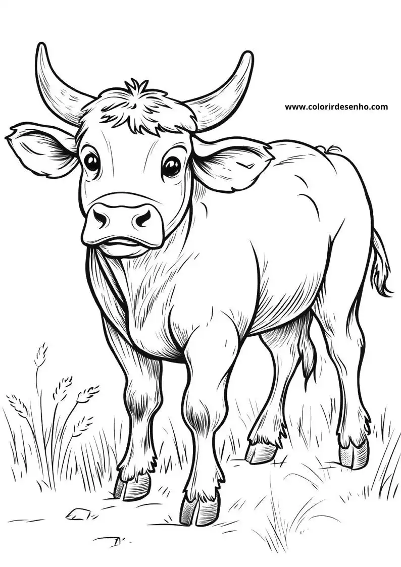 Bull Coloring Pages 70